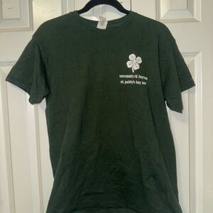 University of Dayton St. Paddy's Day Dark Green Short-Sleeve Tee